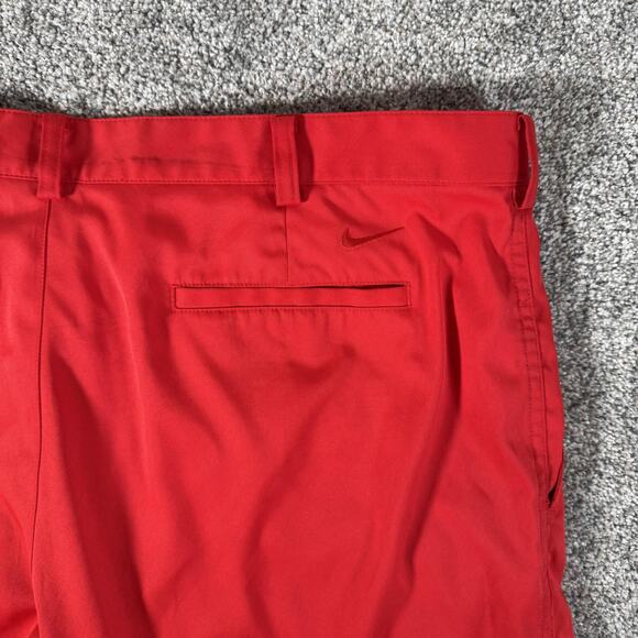 Nike Golf Pants Mens 40x29.5 Red Dri-FIT Stretch Performance Chino 472532-694 - Picture 13 of 15